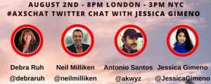 Check out #AXSchat every Tuesday on Twitter!