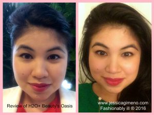 11 am / 7 pm using H2O+ Beauty's Oasis